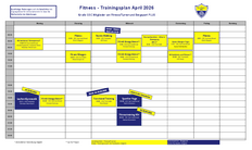 Trainingszeiten Abteilung Bergsport Trainingszeiten Abteilung Bergsport