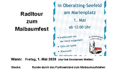Radltour zum Maibaumfest Oberalting Radltour zum Maibaumfest Oberalting
