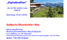 Bergsporttag MTB Von Ehenbichl zur Ehenbichler Alpe Bergsporttag MTB Von Ehenbichl zur Ehenbichler Alpe